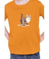 Детска Тениска Funny Cats Breeds Munchkin 2