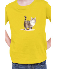 Детска Тениска Funny Cats Breeds Munchkin 2