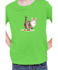Детска Тениска Funny Cats Breeds Munchkin 2