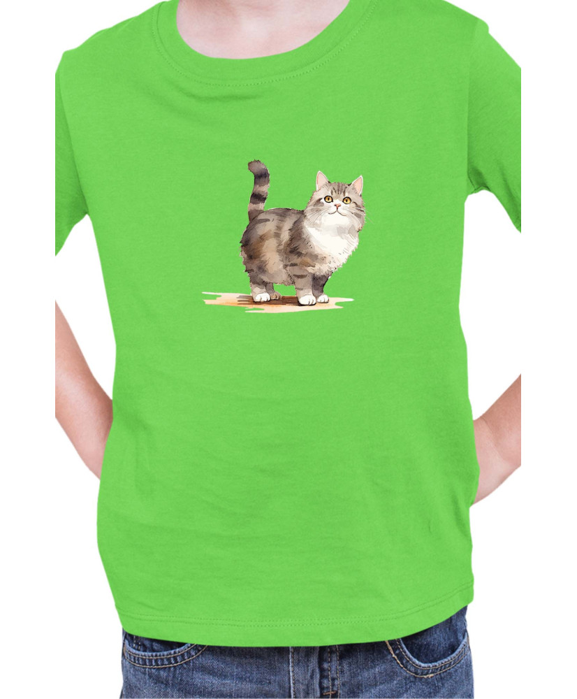 Детска Тениска Funny Cats Breeds Munchkin 2