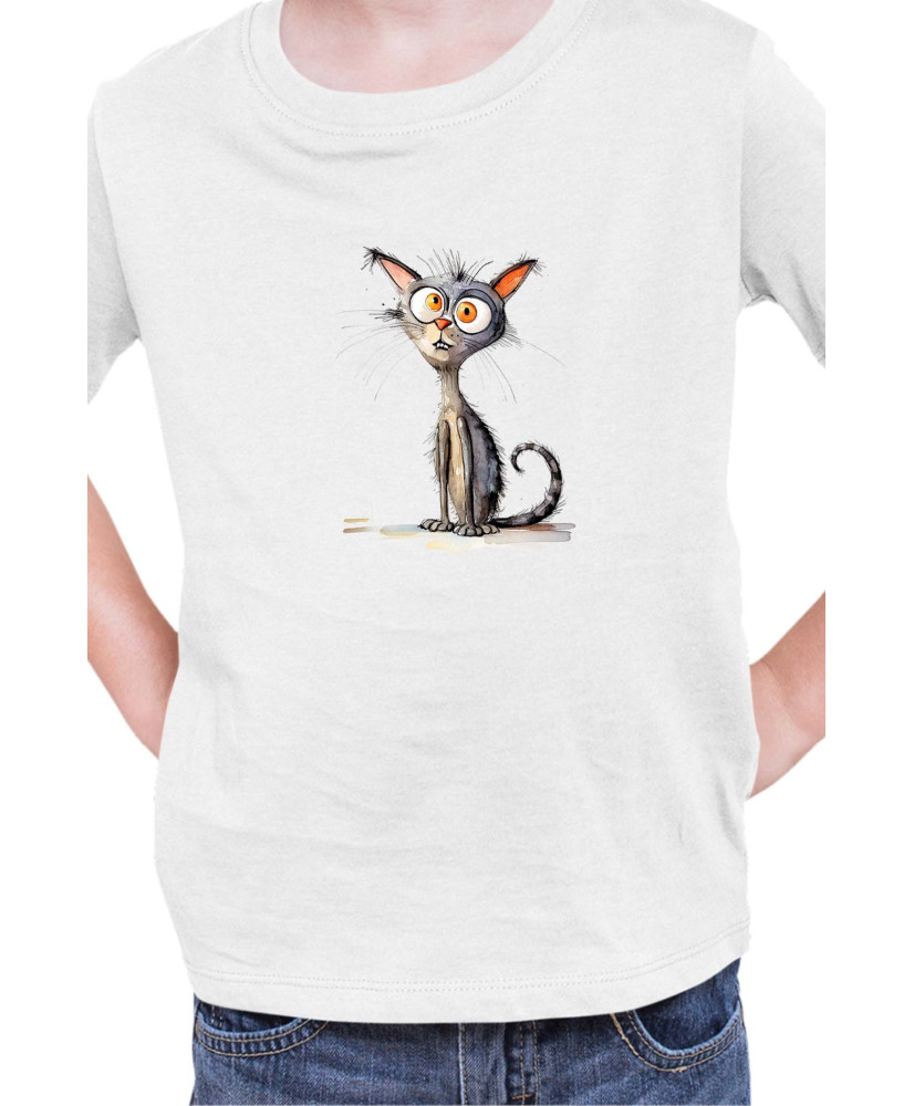Детска Тениска Funny Cats Breeds Oriental Shorthair