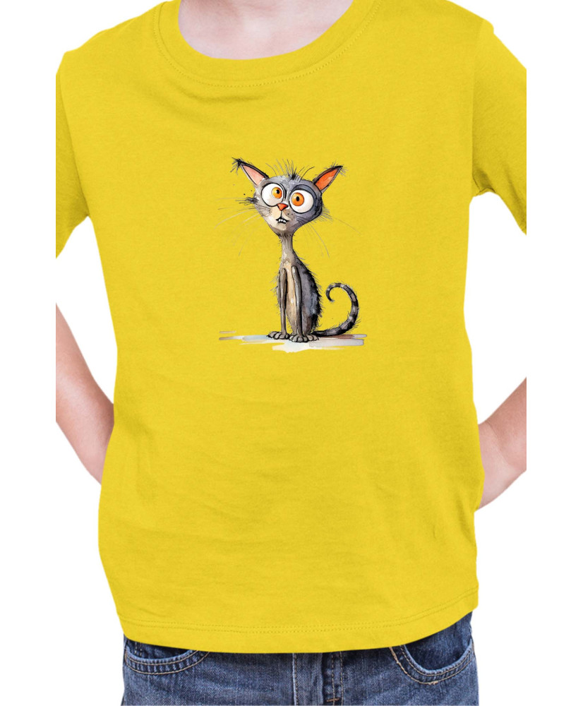 Детска Тениска Funny Cats Breeds Oriental Shorthair