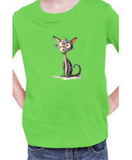 Детска Тениска Funny Cats Breeds Oriental Shorthair