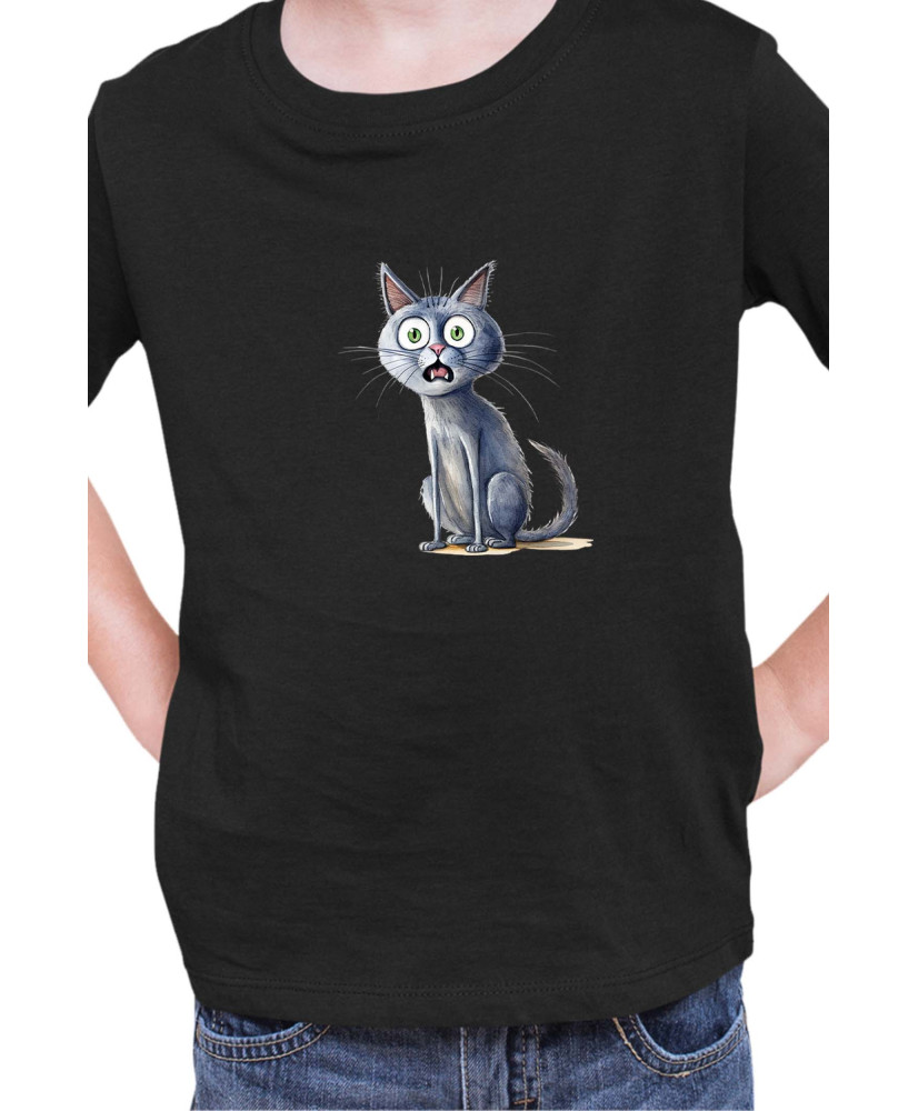 Детска Тениска Funny Cats Breeds Russian Blue 1