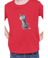Детска Тениска Funny Cats Breeds Russian Blue 1