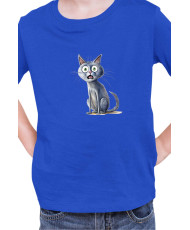 Детска Тениска Funny Cats Breeds Russian Blue 1