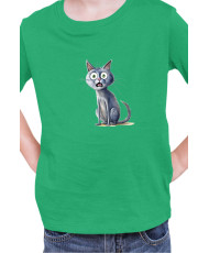 Детска Тениска Funny Cats Breeds Russian Blue 1
