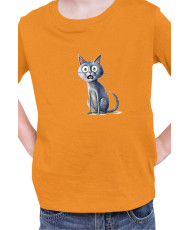 Детска Тениска Funny Cats Breeds Russian Blue 1