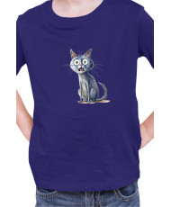 Детска Тениска Funny Cats Breeds Russian Blue 1