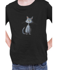 Детска Тениска Funny Cats Breeds Russian Blue 2
