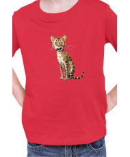 Детска Тениска Funny Cats Breeds Savannah