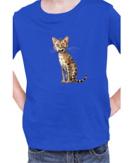 Детска Тениска Funny Cats Breeds Savannah
