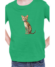 Детска Тениска Funny Cats Breeds Savannah