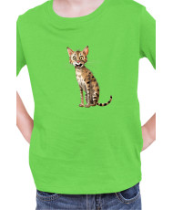 Детска Тениска Funny Cats Breeds Savannah