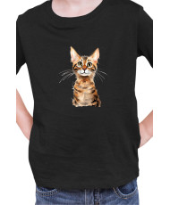 Детска Тениска Funny Cats Breeds Serengeti