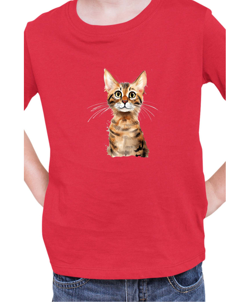 Детска Тениска Funny Cats Breeds Serengeti