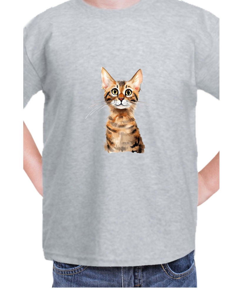 Детска Тениска Funny Cats Breeds Serengeti