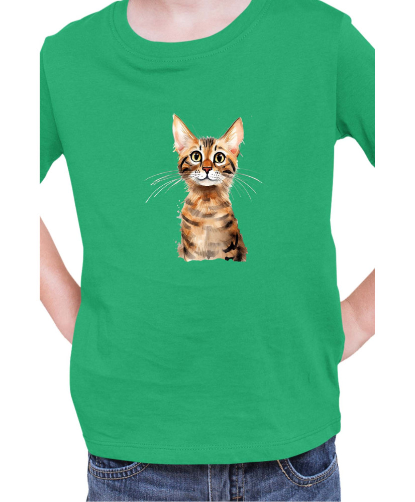 Детска Тениска Funny Cats Breeds Serengeti
