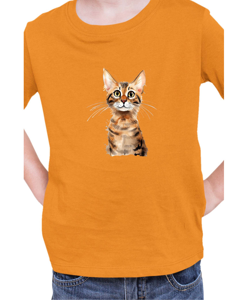 Детска Тениска Funny Cats Breeds Serengeti