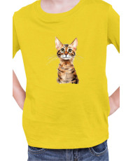 Детска Тениска Funny Cats Breeds Serengeti