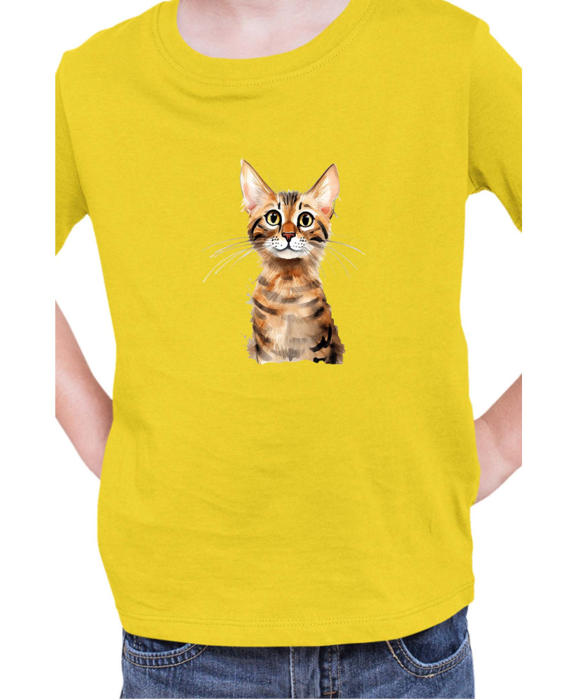 Детска Тениска Funny Cats Breeds Serengeti