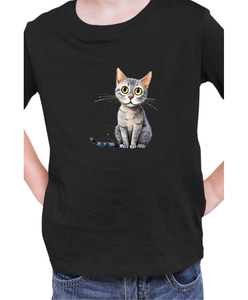 Детска Тениска Funny Cats Breeds Serrade Petit