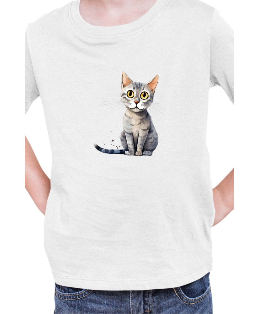 Детска Тениска Funny Cats Breeds Serrade Petit