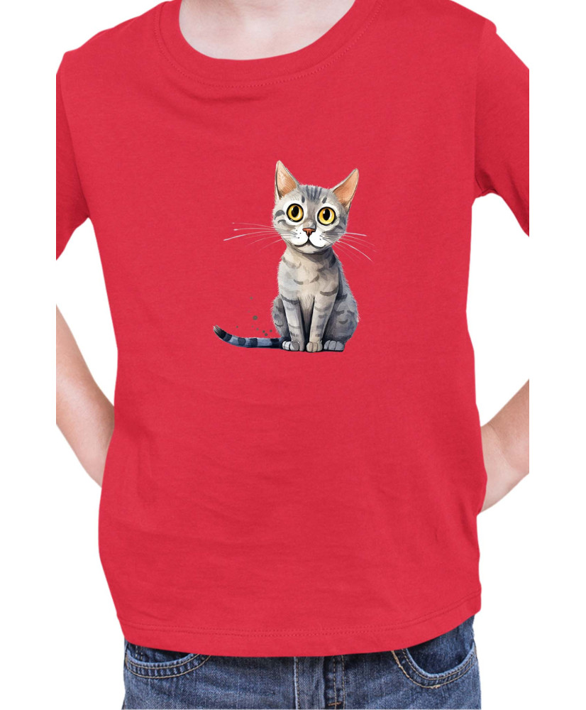 Детска Тениска Funny Cats Breeds Serrade Petit