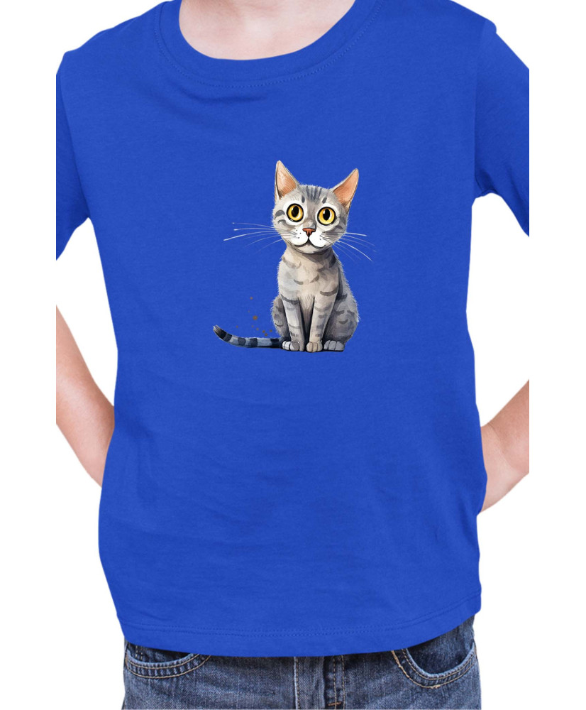 Детска Тениска Funny Cats Breeds Serrade Petit