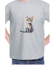 Детска Тениска Funny Cats Breeds Serrade Petit