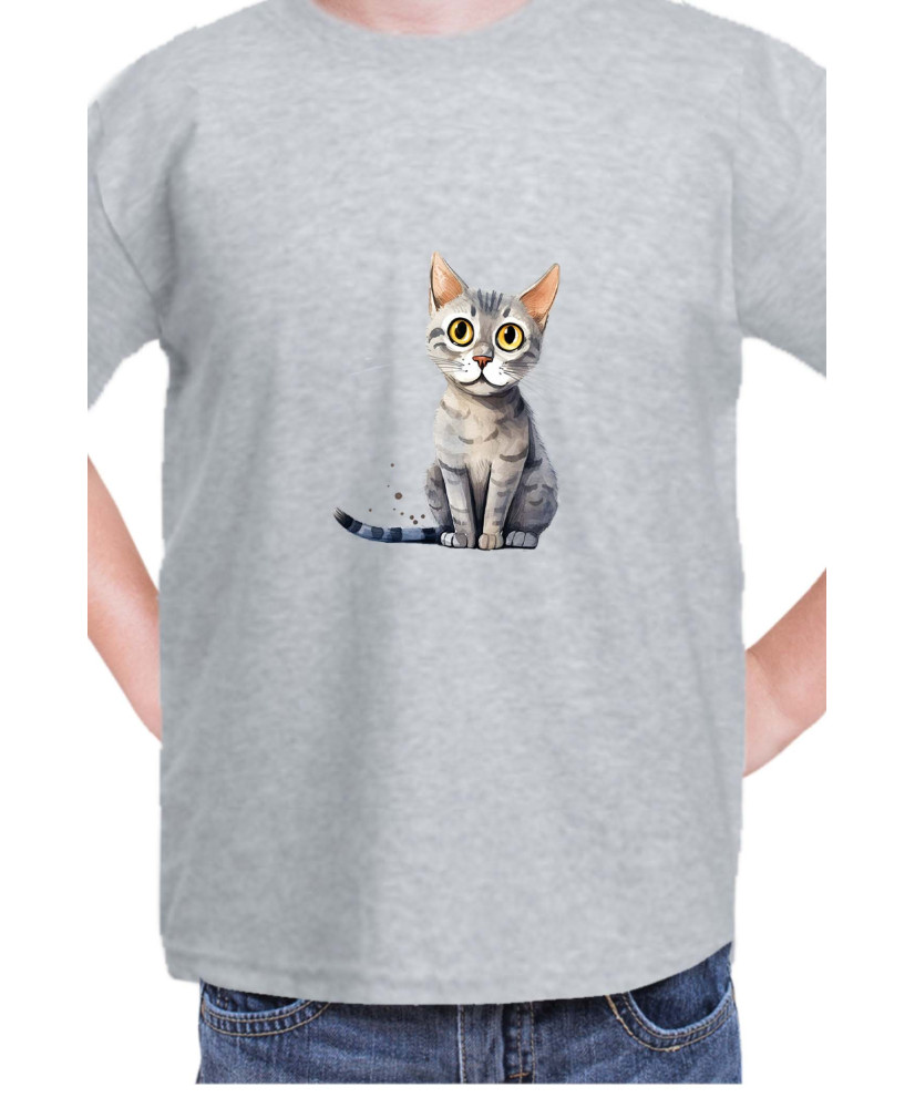 Детска Тениска Funny Cats Breeds Serrade Petit