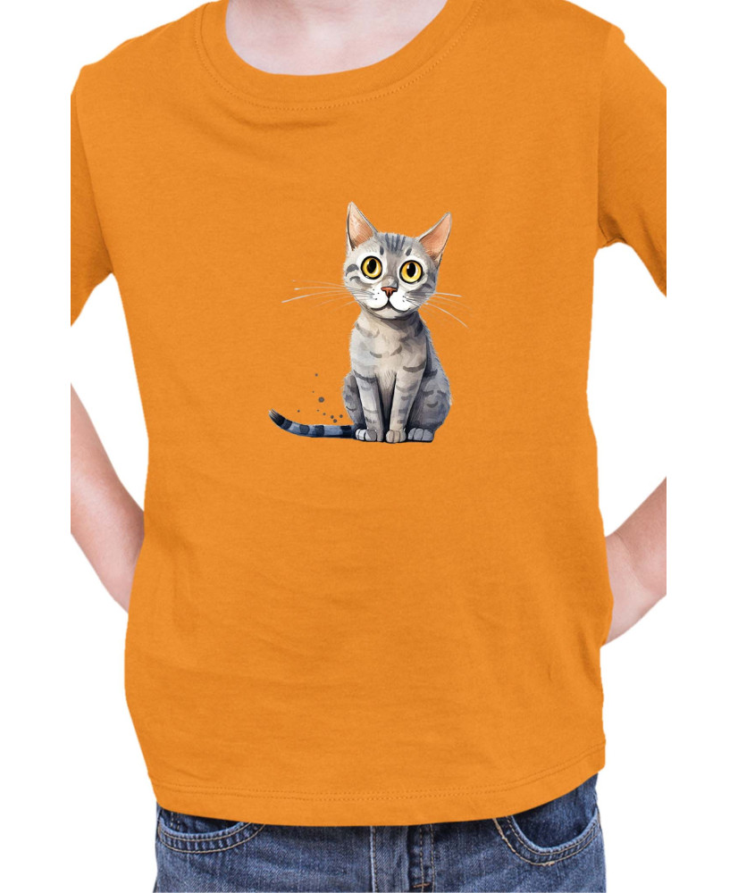 Детска Тениска Funny Cats Breeds Serrade Petit