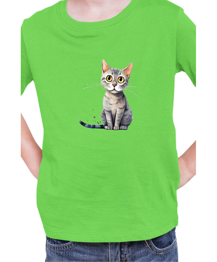Детска Тениска Funny Cats Breeds Serrade Petit