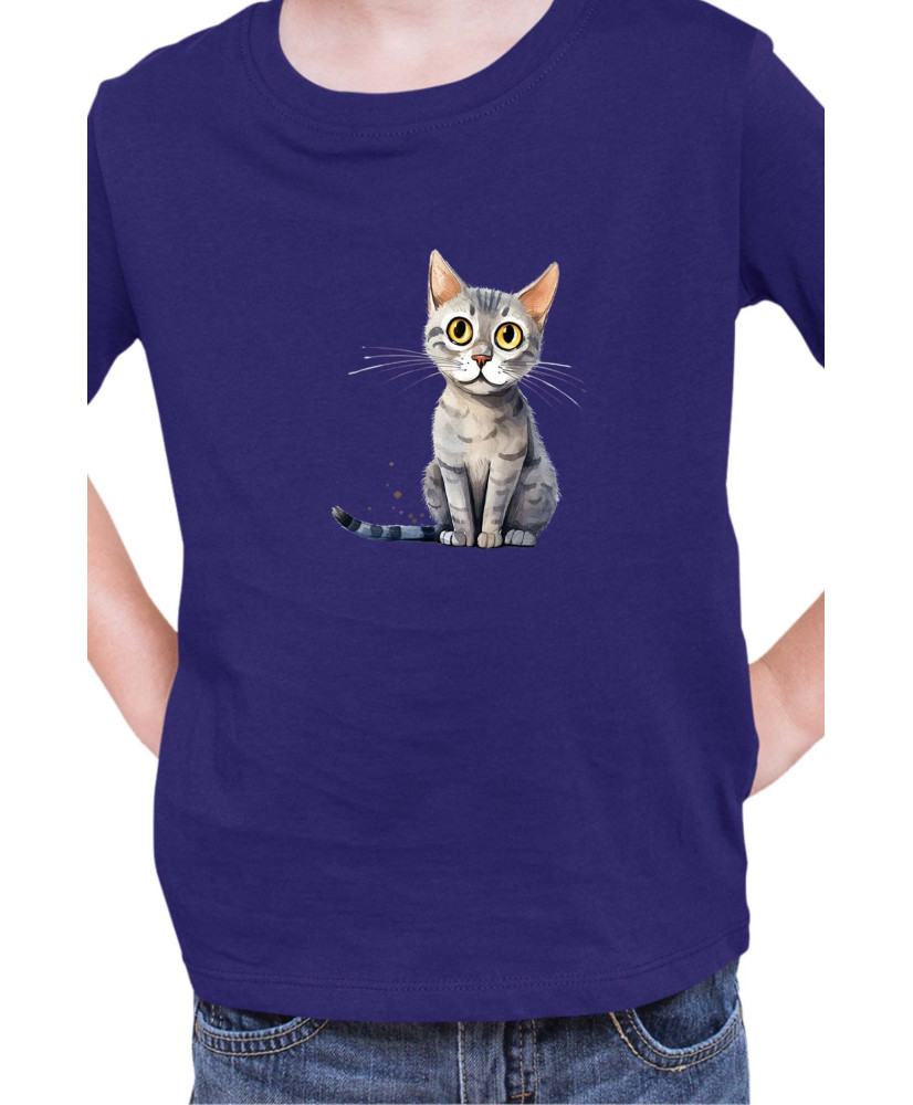 Детска Тениска Funny Cats Breeds Serrade Petit