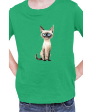 Детска Тениска Funny Cats Breeds Siamese