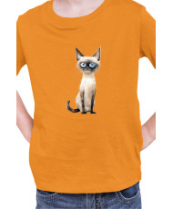 Детска Тениска Funny Cats Breeds Siamese