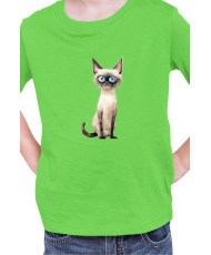 Детска Тениска Funny Cats Breeds Siamese