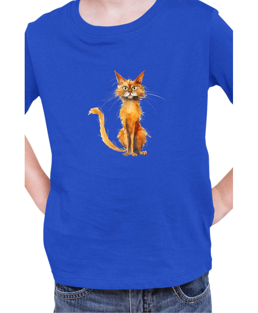 Детска Тениска Funny Cats Breeds Somali