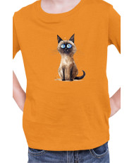 Детска Тениска Funny Cats Breeds Thai