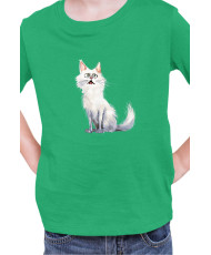 Детска Тениска Funny Cats Breeds Turkish Angora