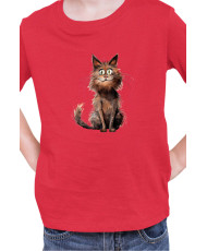 Детска Тениска Funny Cats Breeds York Chocolate