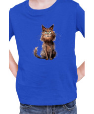 Детска Тениска Funny Cats Breeds York Chocolate