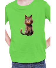 Детска Тениска Funny Cats Breeds York Chocolate