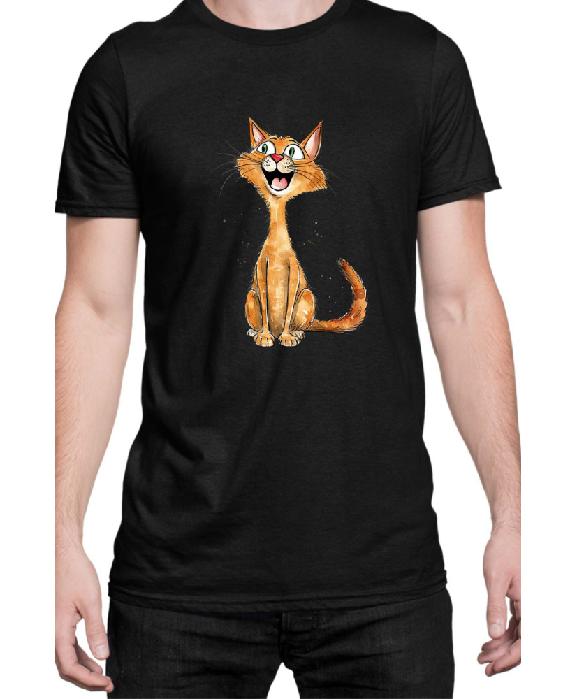 Мъжка Тениска Funny Cats Breeds Abyssinian 1