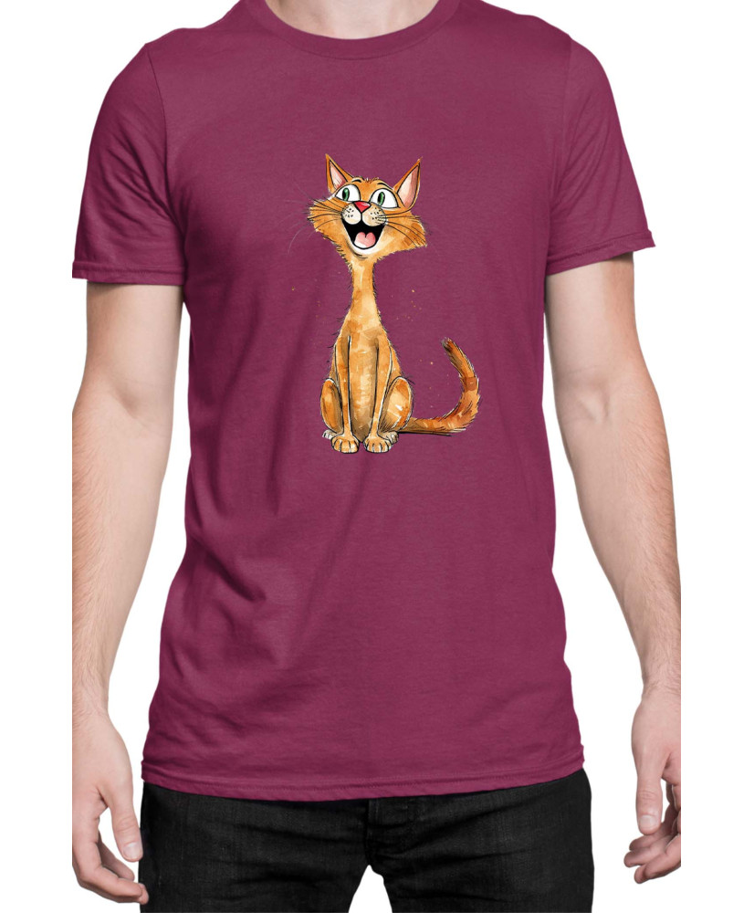 Мъжка Тениска Funny Cats Breeds Abyssinian 1