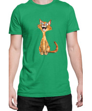 Мъжка Тениска Funny Cats Breeds Abyssinian 1