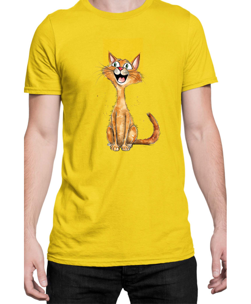 Мъжка Тениска Funny Cats Breeds Abyssinian 1