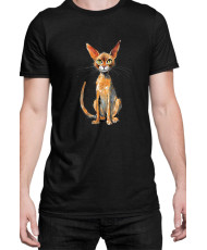 Мъжка Тениска Funny Cats Breeds Abyssinian 2