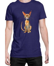 Мъжка Тениска Funny Cats Breeds Abyssinian 2