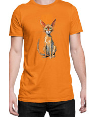 Мъжка Тениска Funny Cats Breeds Abyssinian 2